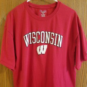 Wisconsin Badger - Tshirt - Red - XXL - Champion